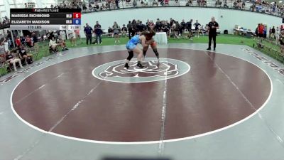 170 lbs Marissa Richmond, Michigan Blue vs Elizabeth Madison, Ohio Gray