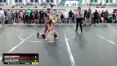 92 lbs Round 2 (6 Team) - Kade Morrison, Killer Elite vs Truman Dames, Finger Lakes Elite