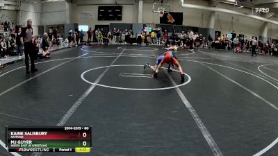 60 lbs Semifinal - Kaine Salisbury, Rampage vs Mj Guyer, North East Jr Wrestling