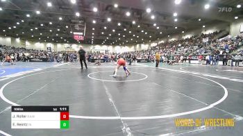 106 lbs Round Of 16 - Jadyn Roller, Rollers Academy Of Wrestling vs Eva Reintz, Team Aggression