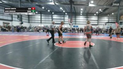 165 lbs Cons. Round 2 - Brock Smith, East Carolina Wrestling Academ vs Jake Sinram, Kellam High School Mat Rats