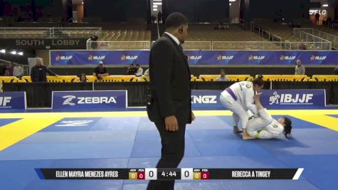 Rebecca A Tingey vs Ellen Mayra Menezes Ayres 2026 Pan Jiu Jitsu IBJJF Championship