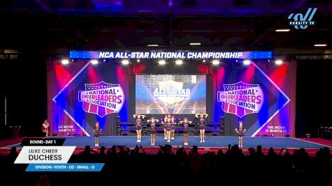 Luxe Cheer - Duchess [2025 L1 Youth - D2 - Small - D Day 1] 2025 NCA All-Star National Championship