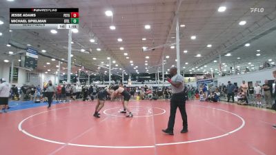 191 lbs Semifinal - Jesse Adams, Prestige Worldwide Blue - HSC vs Michael Spielman, Steller Trained Embo - HSC
