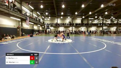 131 lbs Rr Rnd 3 - Caleb Burbo, Glens Falls vs Michael Marten, Christian Brothers Academy