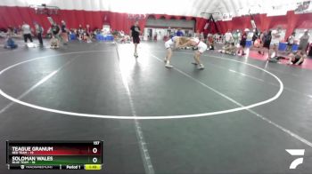 157 lbs Finals (2 Team) - Soloman Wales, Blue Team vs Teague Granum, Red Team