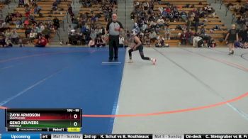 95 lbs Semifinal - Geno Reuvers, Pinnacle vs Zayn Arvidson, Unattached