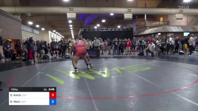 130 kg Cons 4 - Darryl Aiello, Community Youth Center - Concord Campus Wrestling vs Brandon Metz, North Dakota
