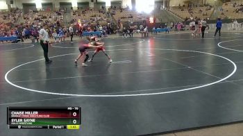 70 lbs Cons. Semi - Syler Sayne, Halls Wrestling vs Chaise Miller, Bradley Pride Wrestling Club
