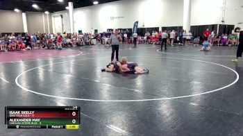 126 lbs Round 5 (8 Team) - Alexander May, Carolina Exteme Blue vs Isaak Skelly, Ohio Titan Gold