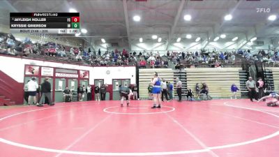 235 lbs Quarterfinal - Jayleigh Holler, Franklin Central vs Kryssie Grierson, Intense WC