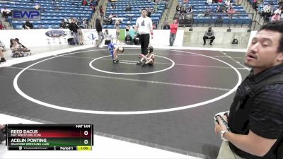 40-43 lbs Round 1 - Acelin Ponting, Halstead Wrestling Club vs Reed Dacus, Mac Wrestling Club