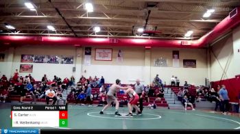 182 lbs Cons. Round 2 - Rylan Wellenkamp, Beardstown vs Samuel Carter, Chatham (Glenwood)