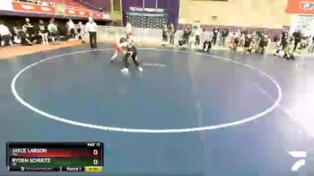 120 lbs Round 2 - Ryden Schultz, WI vs Jayce Larson, MN