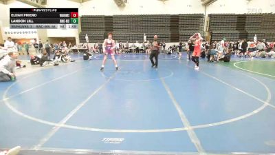 131 lbs Rr Rnd 5 - Elijah Friend, Warhawks Wrestling Black vs Landon Lill, Ruthless MS