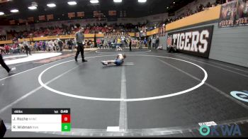 46 lbs Quarterfinal - Joshua Roche, Newcastle Youth Wrestling vs Richard Widman, Shelton Wrestling Academy