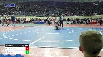 80 lbs Round Of 16 - Walker LaHue, Mustang Middle School vs Gavin Light, Coweta