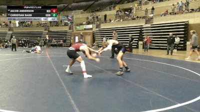 172 Championship Bracket Cons. Round 7 - Christian Bass, Oconomowoc vs Jacob Anderson, Menomonie