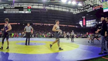 D3-190 lbs Champ. Round 1 - Austin Bourassa, Sanford Meridian vs Logan Riley, Millington