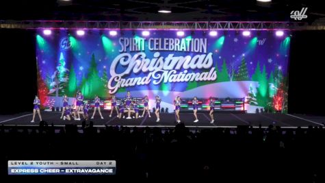Express Cheer - Extravagance [2025 L2 Youth - Small Day 2] 2025 Spirit Celebration Christmas Grand Nationals