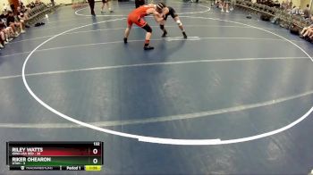 132 lbs Round 5 (6 Team) - Riley Watts, Iowa USA Red vs Riker Ohearon, Utah
