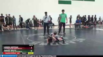 43 lbs Round 2 - Jaxson Hoffman, Cimarron Bad Boy Wrestling Clu vs Parker Walch, Pahranagat Valley Youth Wrestl