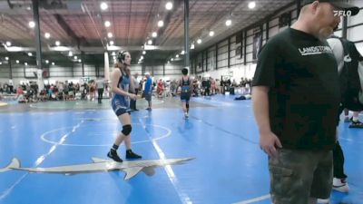 126 lbs Allday - Aedan Santiago, BELIEVE TO ACHEIVE vs Lucy Hicks, CENTERVILLE WRESTLING CLUB