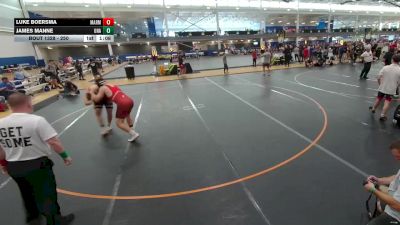 250 lbs Cons. Round 1 - Luke Boersma, Marmion Academy vs James Manne, Unattached