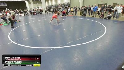 165 lbs Semifinal - Jarrett Wadsen, Pinnacle Wrestling Club vs Jadyn Johnson, Cardinal Wrestling Club