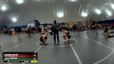 115 lbs Round 5 (8 Team) - Cash Dorazio, DWA vs Landon Meyer, Noah Mattin`s WA