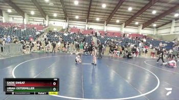 53 lbs Quarterfinal - Sadie Sweat, Montana vs Uriah Ostermiller, Alaska