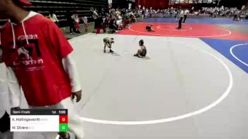 43 lbs Semifinal - Aaiden Hollingsworth, Ready RP vs Weston Olvera, Elite WC