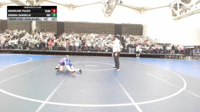 Semifinal - Madeline Puleo, Wrecking Crew Wrestling Academy vs Sienna Daniello, Hightstown/East Windsor Wrestling Club