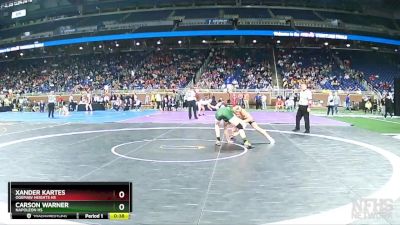 D3-157 lbs Cons. Semi - Carson Warner, Napoleon HS vs Xander Kartes, Ogemaw Heights HS