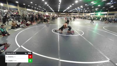 116 lbs Consi Of 32 #1 - Carson Owens, Stl Warriors vs Christopher Lopez, Team Thunder