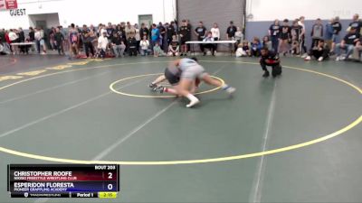 97 lbs Round 1 - Christopher Roofe, Nikiski Freestyle Wrestling Club vs Esperidon Floresta, Pioneer Grappling Academy