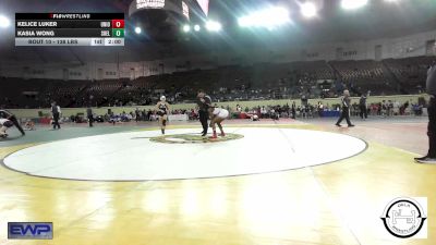 138 lbs Final - Kelice Luker, Union Girls JH vs Kasia Wong, Shelton Wrestling Academy