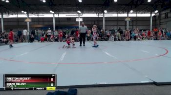 74 lbs Round 3 (4 Team) - Preston Beckett, Team Renegade vs Brent Helvey, Suples