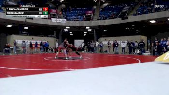 130 lbs Cons. Round 3 - Anaya Campbell, Bolingbrook vs Priscilla Ruiz, Unattached