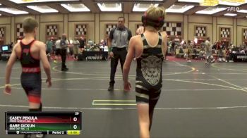 91 lbs Quarterfinals (8 Team) - Cameron Melhorn, Ride Out WC vs Lucas Miller, Pride Wrestling