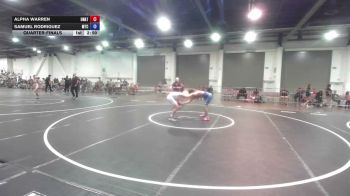 137 lbs Quarterfinal - Alpha Warren, Unattached vs Samuel Rodriguez, Mtc