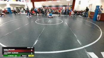 285 lbs Champ. Round 1 - Xachery Aleman, Lyman vs Kian Pelham, Big Piney