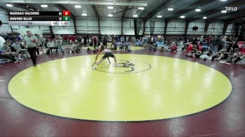 132 lbs Round 7 (8 Team) - Maddax Hacking, Uintah vs Denver Ellis, Box Elder