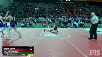 2A 145 lbs Cons. Round 1 - William Yearout, Potlatch vs Kaiser Henne, Nampa Christian