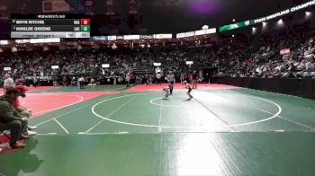 49 lbs Cons. Round 3 - Bryn Ritchie, Unattached vs Kinslee Greene, LAC3