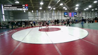 58 kg Champ. Rd Of 64 - Ceci Rosas, Scrap Yard Garage Wrestling vs Arianna McElwain, Dickinson Wrestling Club