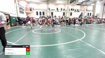 132 lbs Consi Of 8 #1 - Christian Grimaldi, Whitman-Hanson vs Braiden Troy, Cumberland