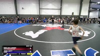 49-56 lbs Quarterfinal - Declan Larsen, Salem Elite Mat Club vs Reed Hoyt, NWWC