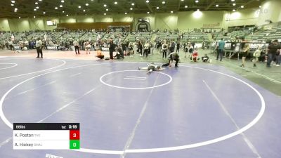 66 lbs 7th Place - Kaleesi Poston, The Rock Of Redmond vs Athaleene Hickey, Small Town Grims