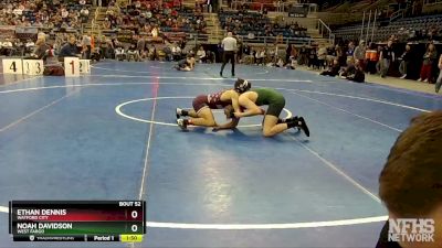 145 lbs Champ. Round 1 - Noah Davidson, West Fargo vs Ethan Dennis, Watford City